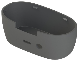 Smart Airbuds Upperr Enclosure