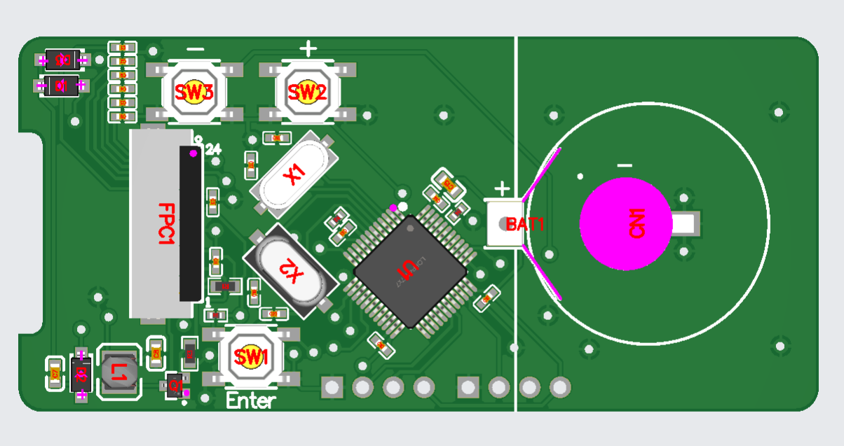 Smart Day Clock PCB Design