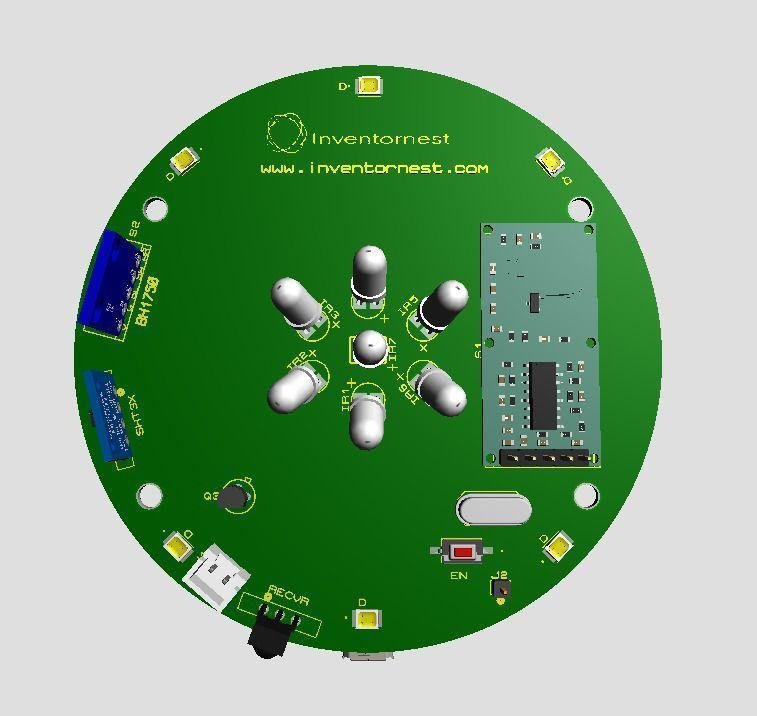 Smart Universal Remote PCB Design