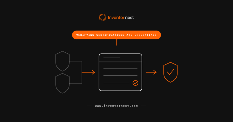 Illustration for How to Verify a Development Partner's Certifications and Credentials, representing checking a hardware development firm's certifications and accreditation.